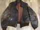 Original Wwii Us Army Air Force Type A2 Leather Flight Jacket Bomber 38