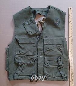 Original WWII US Army Air Force USAAF Type C-1 Vest W Built In Holster 1941-47