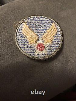 Original WWII US Army Air Forces (AAF) Patch OD Border Ribbed No Glow