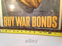 Original World War II War Bonds Advertisement Army Navy Air Force Marine Corps