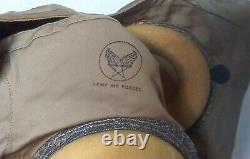 Original Wwii Us Army Air Force Pilots An-h-15 Flight Helmet