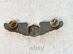 Original Wwii Ww2 Us Army Air Force Flight Wings Insignia 3 Pilot