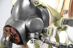 Pilots Aircrew Flying Helmet1 Thl-3 Oxygen Mask Km-32 Polish Army Aircraft Mig21