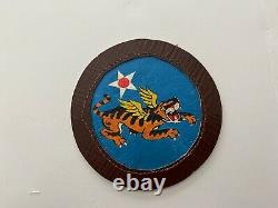 Pk675 Original WW2 US Army Air Force 14th Flying Tigers Painted Leather WC10