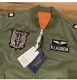 Polo Ralph Lauren Ma-1 Military Army Us Air Force Flight Bomber Pilot Jacket L
