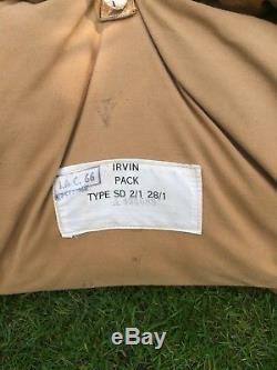 RAF army parachute pack Mk 2/1 28/1 dates 1966complete supply drop still packed