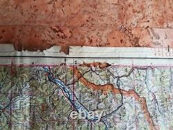 RARE German ww2 axis Flying Maps Plans airforce Luftwaffe Army Fliegerkarte old