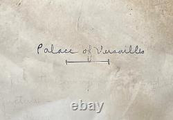 RARE! WW2 US ARMY AIR FORCES RECON PHOTO of PALACE of VERSAILLES FRANCE SEP 1944