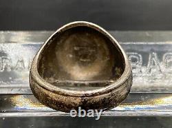 RARE World War 2 Army Air Forces AAF Lieutenant General sterling onyx ring