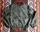 Rrl Ralph Lauren Double Rl A-1 Military Air Force Bomer Distressed Jacket
