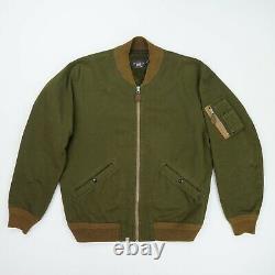 RRL Ralph Lauren (XL) Wilkins Herringbone Military Air Force Bomber Jacket