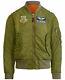 Ralph Lauren Polo Men Ma-1 Military Army Us Air Force Flight Bomber Pilot Jacket