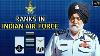 Ranks In Indian Air Force Indian Air Force Ranks Insignia And Hierarchy Explained Hindi