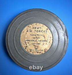 Rare 1941 WWII ARMY AIR FORCE TRAINING FILM 217 Gas Mask Inspection