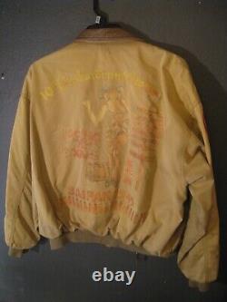Rare 1987 Army Air Forces Type A-2 Avirex Jacket Size XL Girl