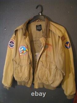 Rare 1987 Army Air Forces Type A-2 Avirex Jacket Size XL Girl