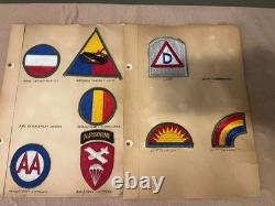 Rare Lot Of 8 Wwii Patches Air Force Infantry Army Airborne
