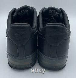 Rare Mens Nike Air Force 1 Supreme Max Air Triple Black Birds Nest Size 10