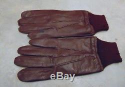 Rare Orig. WWII Army Air Forces Pilot Flight Gloves Type A-10, Size 10 1/2, AAF