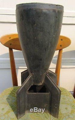 Rare Us Army Air Forces Wwii Bomb Tail End Metal Man Cave USA Ww2 Army