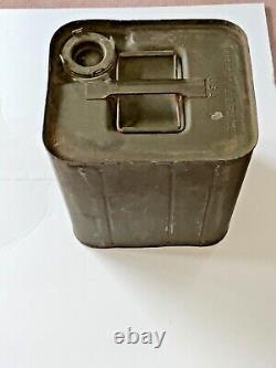 Rare Vintage 1942 U. S. Army Airforce 5 Gallon Gasoline Can For Aircraft