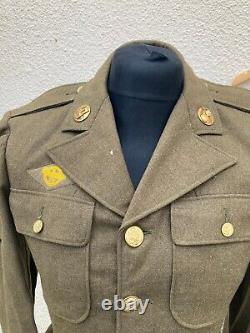 Rare WW2 1940's U. S Army Air Force 3rd Air Force 2 Piece Uniform