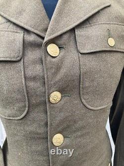 Rare WW2 1940's U. S Army Air Force 3rd Air Force 2 Piece Uniform