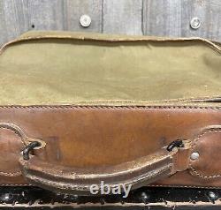 Rare WWII US Army Air Force Corps Mechanics LRG Flight Travel Bag Case & Journal