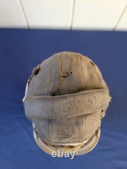 Russian Leather Flying Helmet WW2 1944 with U. S. Army Air Force Goggles Mid-WW2