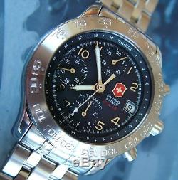 SUPER RaRe SWISS ARMY F/A-18 AIR FORCE CHRONOGRAPH AUTOMATIC 7750 VALJOUX+Xtras