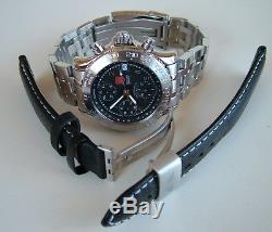 SUPER RaRe SWISS ARMY F/A-18 AIR FORCE CHRONOGRAPH AUTOMATIC 7750 VALJOUX+Xtras