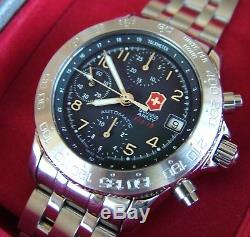 SUPER RaRe SWISS ARMY F/A-18 AIR FORCE CHRONOGRAPH AUTOMATIC 7750 VALJOUX+Xtras