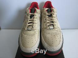 Sale Nike Air Force 1 Premium'07 China Sz 13 Tweed Dark Army Red 315180-222