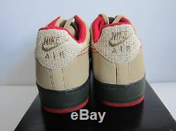 Sale Nike Air Force 1 Premium'07 China Sz 13 Tweed Dark Army Red 315180-222