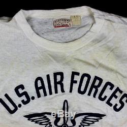 Scarce 1940s Usaaf Army Air Forces Pt White Cotton T-shirt Bainbridge Georgia Ga