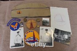 Scarce Original WW2 U. S. Army Air Forces Air Transport Command Hat/Insignia Lot