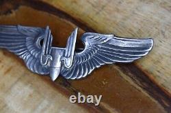 Scarce WW2 Sterling US Army Air Force Aerial Gunner Wing Two Piece No Target