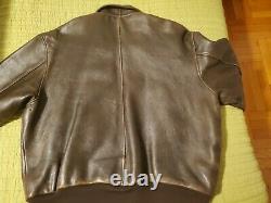 Schott Men's 2XL A-2 92-1127 US Army Airforces Bomber Leather Jacket WithMap Liner