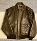 Schott Men's Xl A-2 92-1127 Us Army Airforces Bomber Leather Jacket Withmap Liner