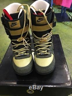 Snowboard boots 8.5 mens Nike zoom Air Force 1 one first edition army $save$ dm