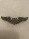 Sterling Ns Meyer Marked Service Pilot Wings, Aaf, Wwii Army Air Force, 3 Inch