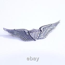 Sterling Wings WWII USAAF United States Army Air Force Pilot Pin