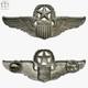 Sterling Ww2 Army Air Forces Command Pilot Wings Badge 3 Size Josten #215