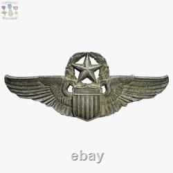 Sterling Ww2 Army Air Forces Command Pilot Wings Badge 3 Size Josten #215