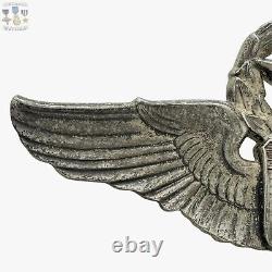 Sterling Ww2 Army Air Forces Command Pilot Wings Badge 3 Size Josten #215