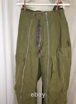 Superior Togs WW2 U. S Army Air Force Type A-11 Flyer Lined Trousers size 30 VTG