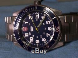 Swiss Army 39MM Air Force blue dial Lancer 100 quartz analog watch
