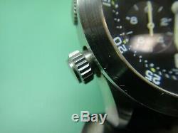 Swiss Army Airforce 1/10 sec split chronograph, 27-jewel ETA 251.262, black dial