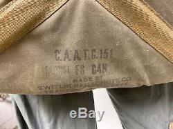Switlik 1946 ARMY AIR FORCE PILOT Flight PARACHUTE harness SEAT CUSHION BACKPAD