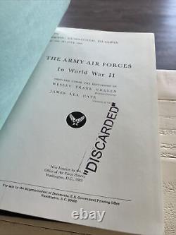 THE ARMY AIR FORCES in World War II Vol 1-7 Office Of Air Force History Ex-Libra